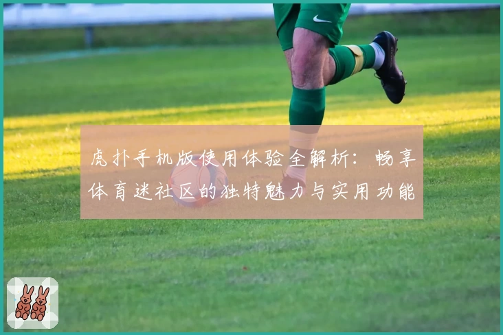 虎扑手机版使用体验全解析:畅享体育迷社区的独特魅力与实用功能